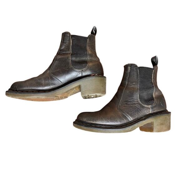 Dr Martens Cadence Boots Women's Size 9 Chelsea Platform Heel Pull On Shoes - Picture 7 of 10